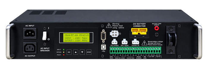 POWERCOM TC-650-3000HT Traffic Control 650-3000 watt PSW High Temp inc Batt Lead Australia
